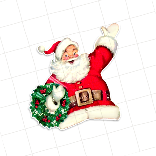 Vintage Die-Cut | Santa #39