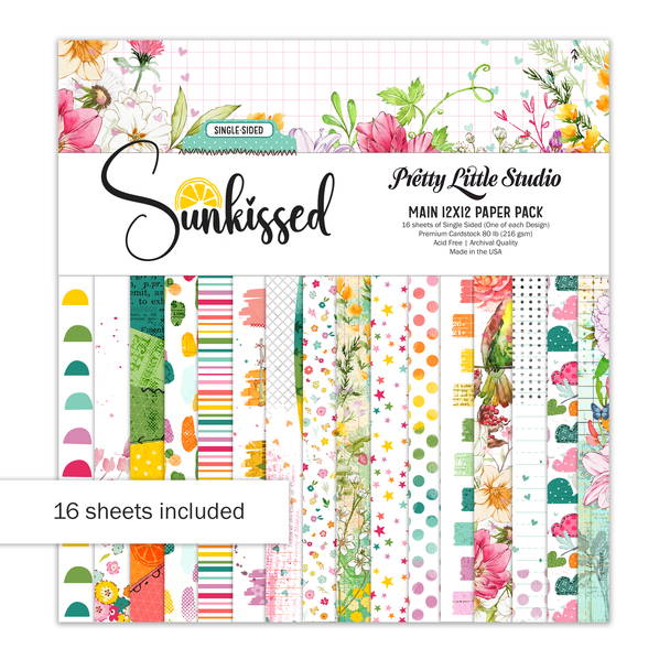 Paper Pack | Sunkissed 12x12 (single-sided)