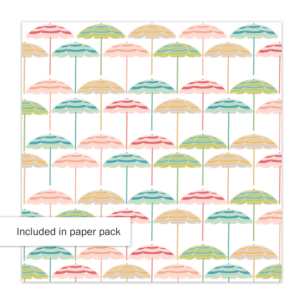 Paper | Beach Umbrella 12x12 (single-sided)