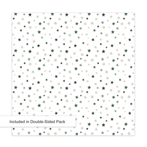 Paper | Sparkly Stars 12x12 (single-sided)