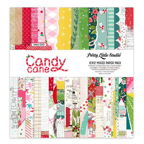 This pack includes sixteen 12" x 12" single-sided sheets of cardstock. This paper can be used for scrapbooking, journaling, photo albums, card making, tags, and other paper crafting projects.