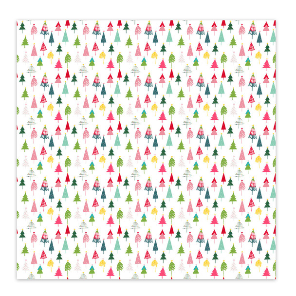 Paper | Peppermint Forest #2 (white) 12x12 (Single Sided)