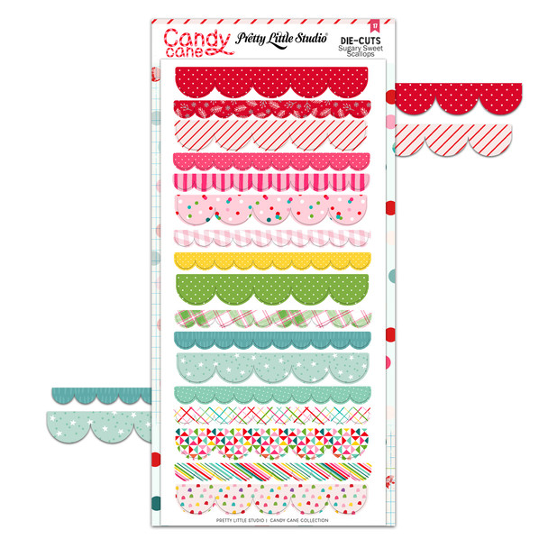 These fun and festive scalloped strips are a must-have for your Christmas ephemera stash—just punch out and stick on for an instant pop of holiday joy!