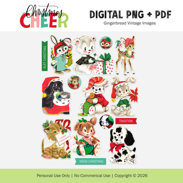 Digital | Gingerbread Vintage