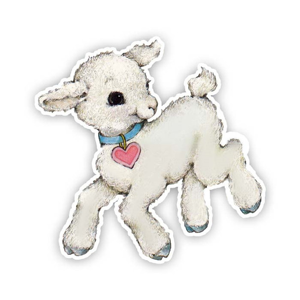 Vintage Die-Cut | Marshmallow Lamb