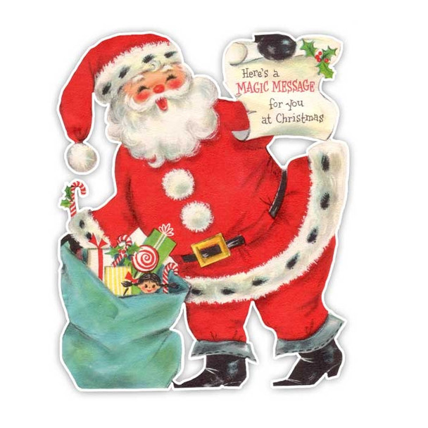 Vintage Die-cut | Santa #5