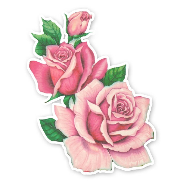 Vintage Die-Cut | Rose Trio