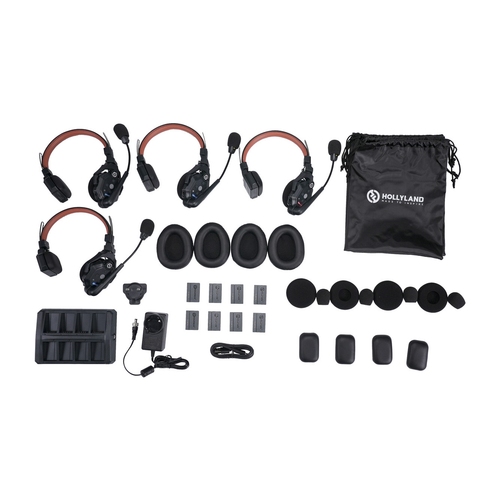 Solidcom C1 Pro-4S (4-person Noise Cancelling Headset Intercom) Main SKU - Noise-Cancelling Team Communication