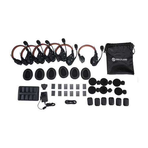 Solidcom C1 Pro-6S (6-person Noise Cancelling Headset Intercom) Main SKU - Noise-Cancelling Team Communication
