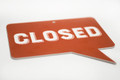 Colorful Open Closed Signs for Glass Doors