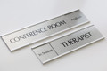 In Session Slider Signs and Availability Sign for Therapist, Conference room and more.