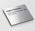 Large Metal Art Gallery Plaques