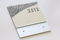Printed Braille Office Signs - Room Number Signs