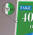 A frame 2 sided signs for outdoor and indoor advertsing