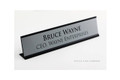 Desk and Counter Name Plates with Metal Desk Stand
