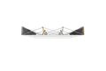 Hopup Lite 8ft Straight Full Height Tension Fabric Display
