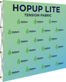 Hopup Lite 8ft Straight Full Height Tension Fabric Display