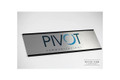 Brushed Metal Office Name Plates and Door Signs