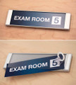 Wall and Door Signs, Professional office signs with changeable insert area.