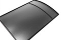 Curved sign frames with insert areas and dividers and header area Curved sign frames with insert areas and dividers and header area