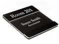 Room Sign with Removable Insert