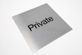 Frameless Office Signs and Name Plates