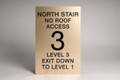 Roof access ada signs and pro braille signs Roof access ada signs and pro braille signs
