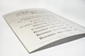 Curved Directory Sign with Single Insert