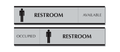 Sliding Restroom Signs