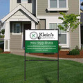 Metal Yard Signs with Custom Metal Inserts