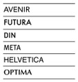 Fonts for Braille Signs