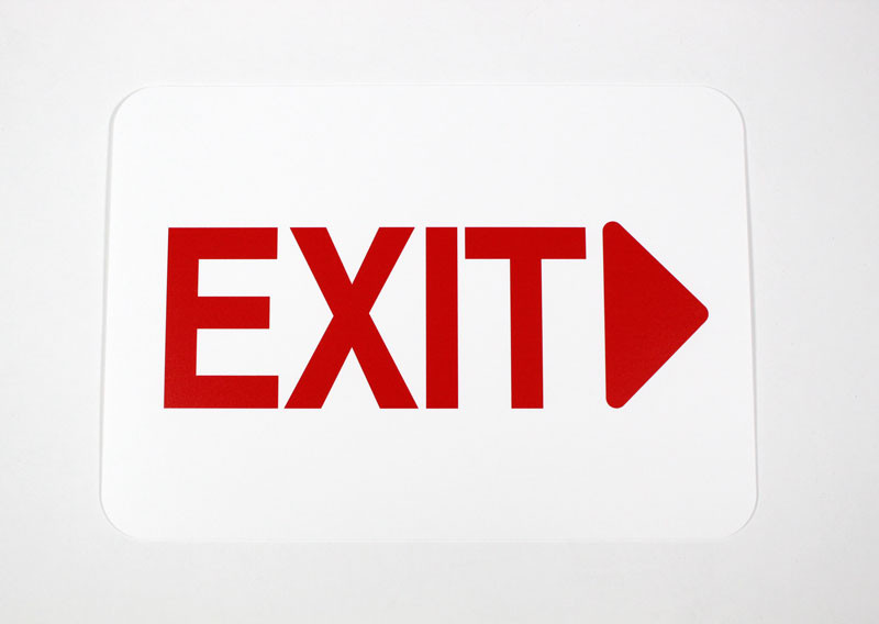 Exit Door Signs Safety Signs