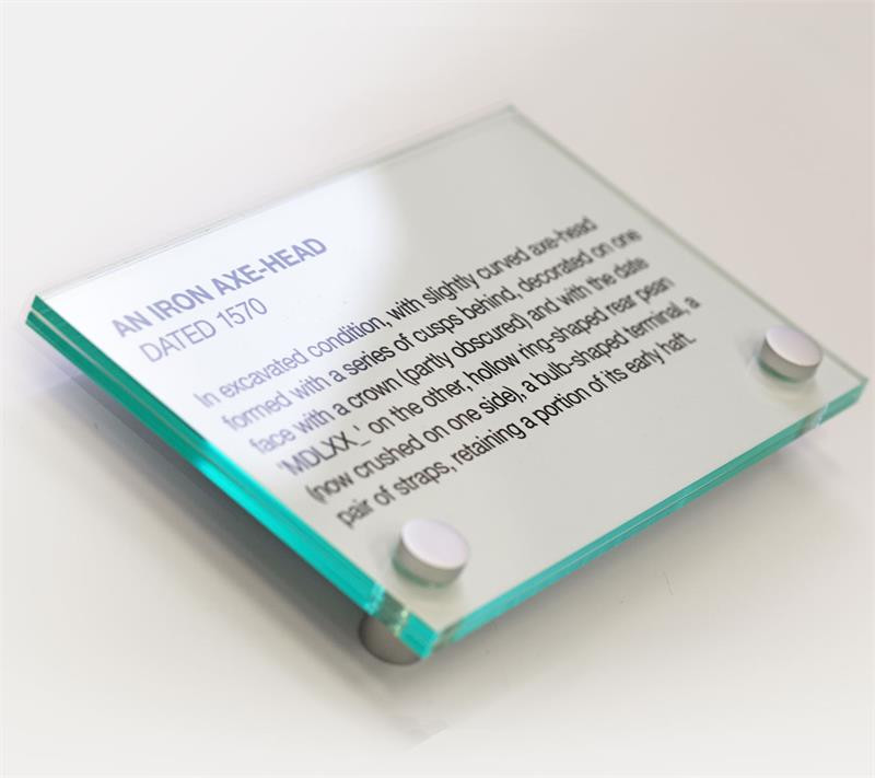 Museum and Painting Name Placards