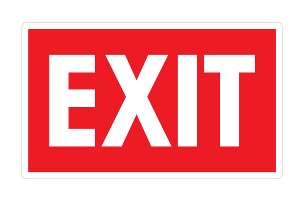 Security Door Signs & Exit Door Signs