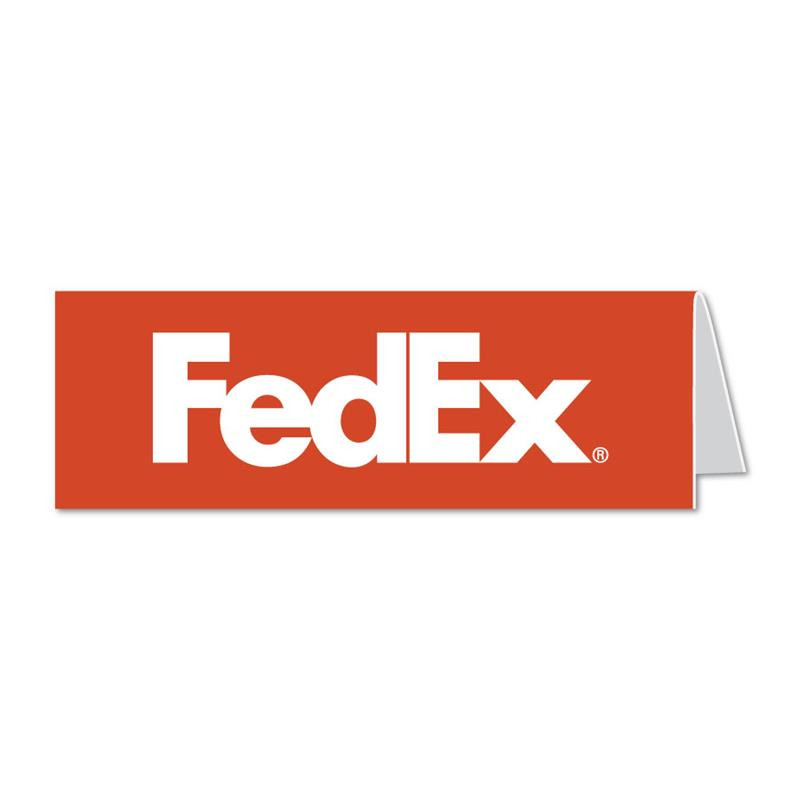 FedEx Table Tent Signs