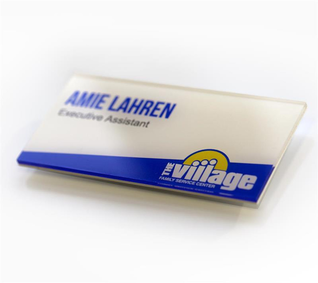 Acrylic Name Tags with Full Color Print
