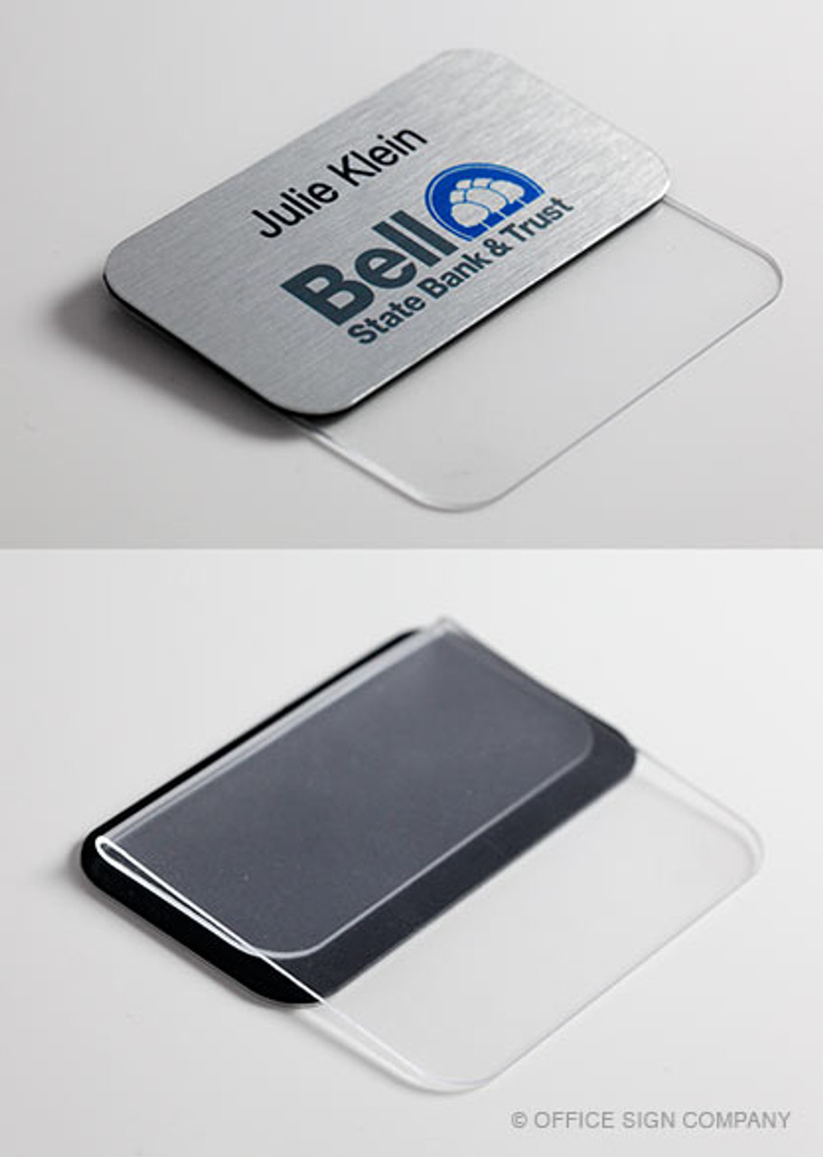 Pocket Clips for Name Badges - Clear Acrylic