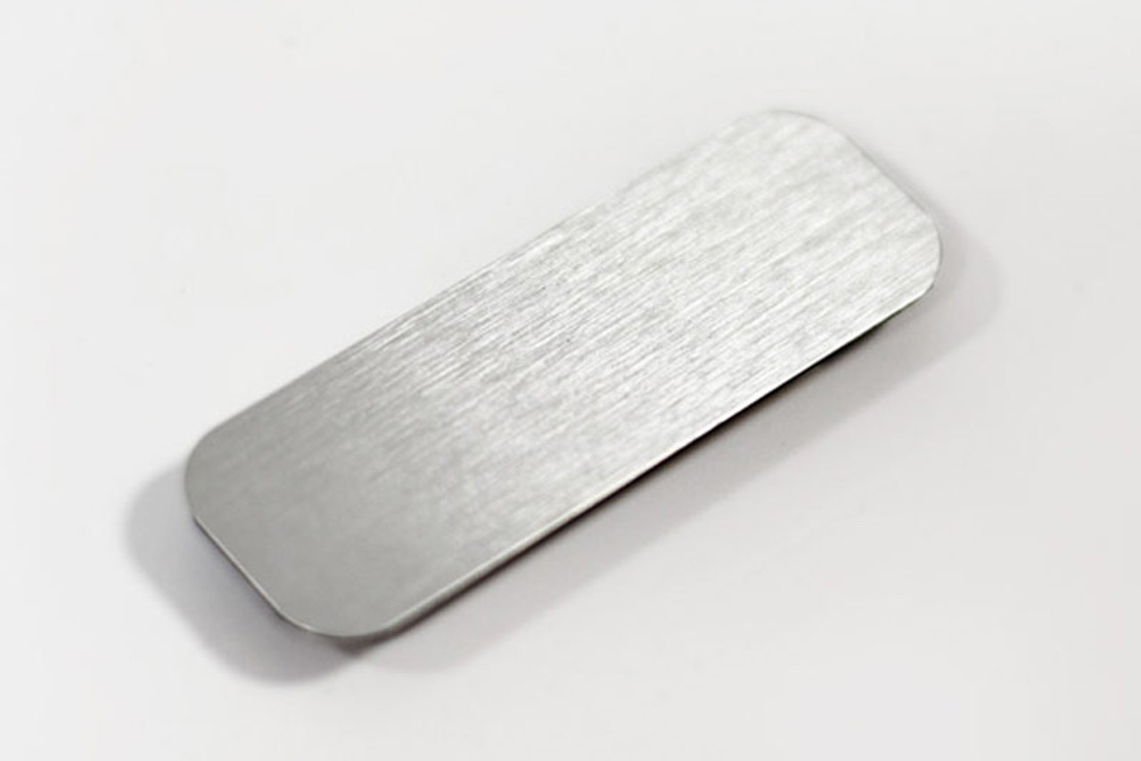 Blank Metal Name Badge