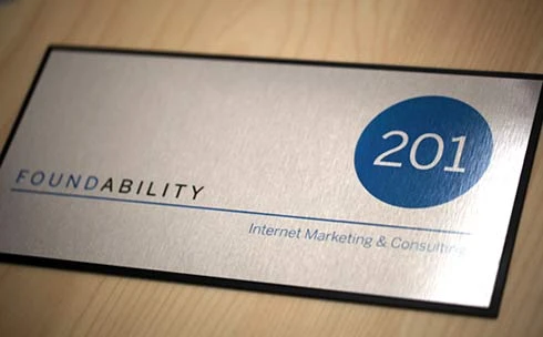12 by 6 inch Slim Door Sign