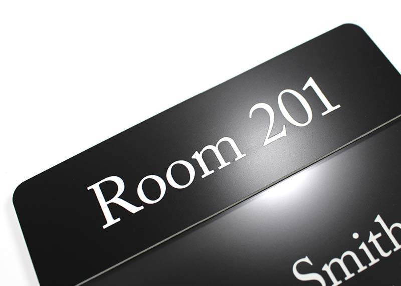 Engraved Insert Sign | Engraved Sign with Removable Name Plate