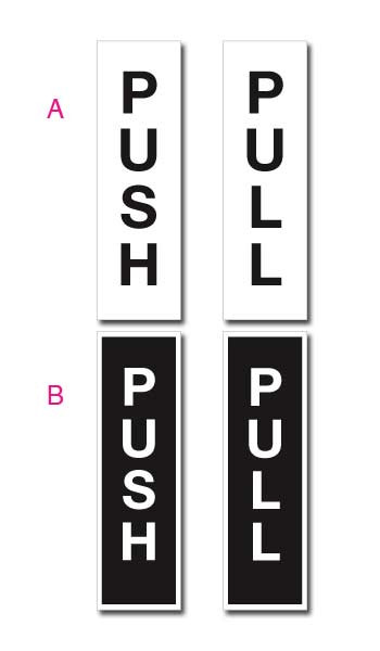 push door sign printable