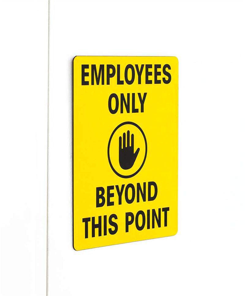 Staff Only Signs - From Key Signs UK - View #6