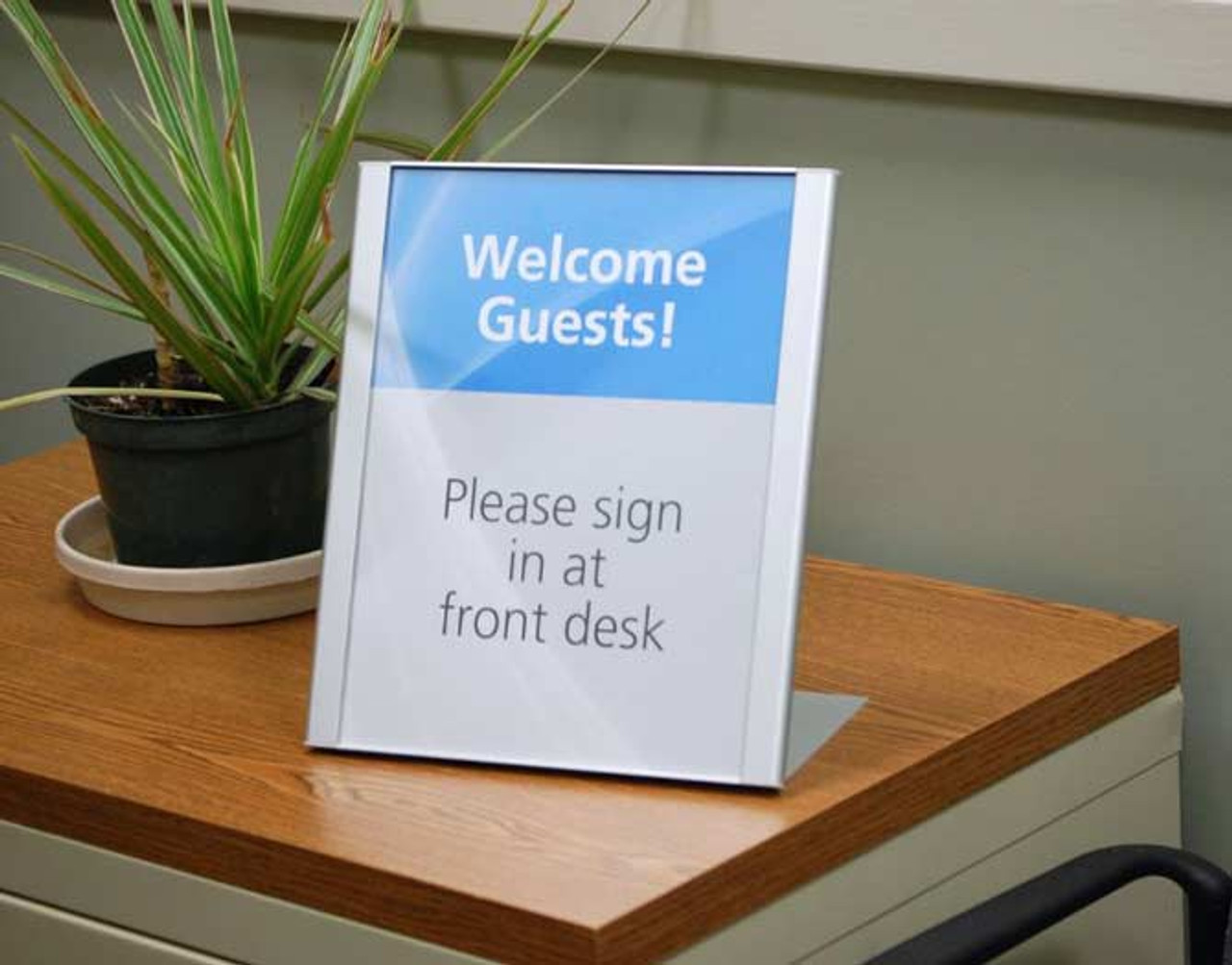 Desktop Signs Reception Signs Front Counter CoPay Signs