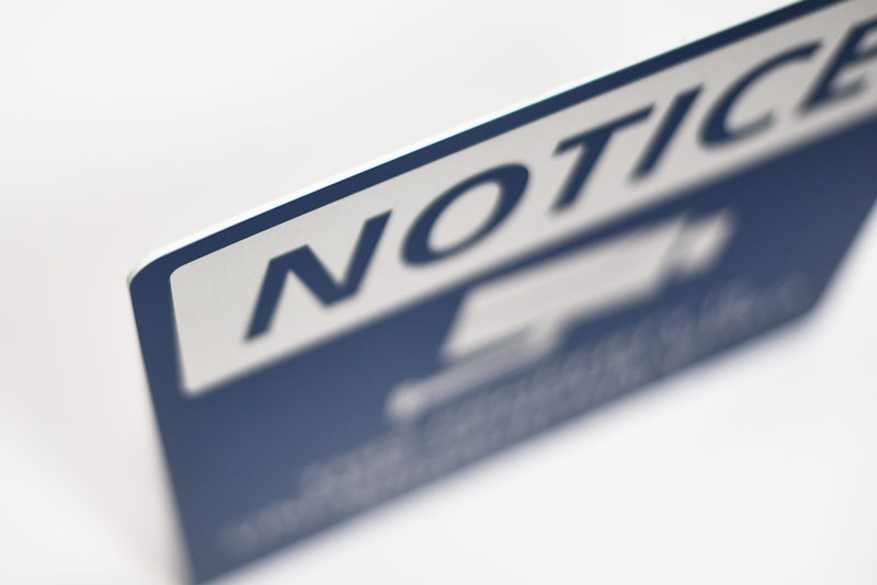 Camera on Site Sign | Surveillance Office Signs