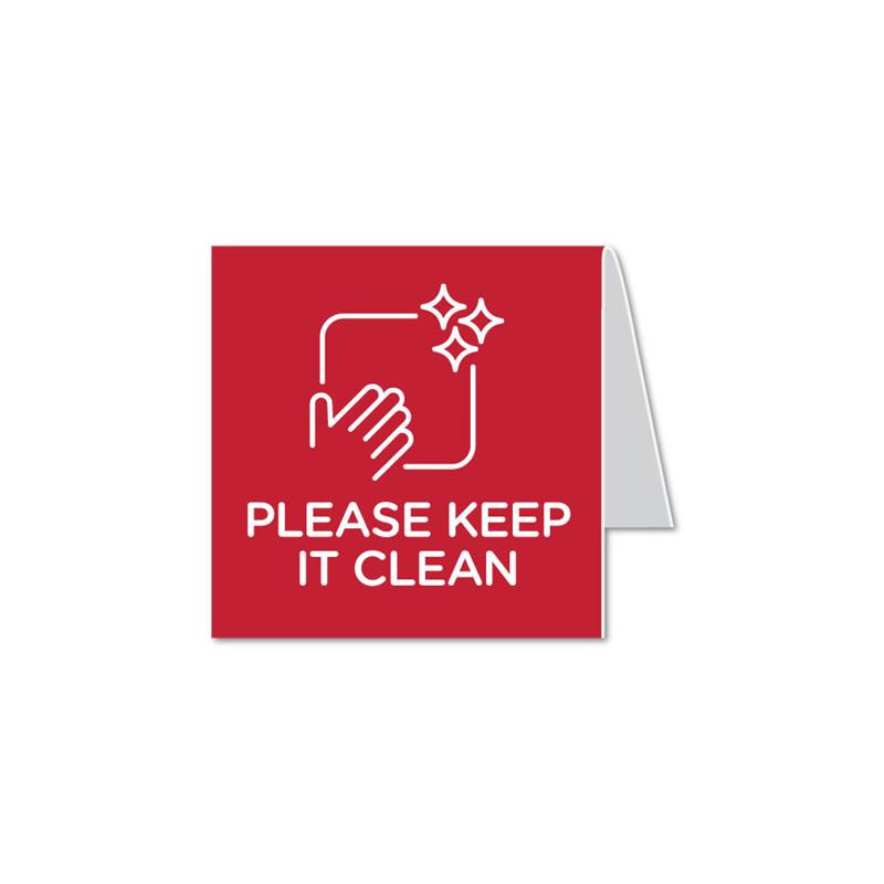 Keep Area Clean Sign