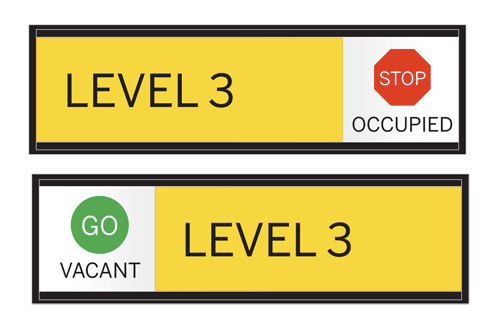 Occupied Signs | Sliding Office Door Signs | Room Availability Door Signs