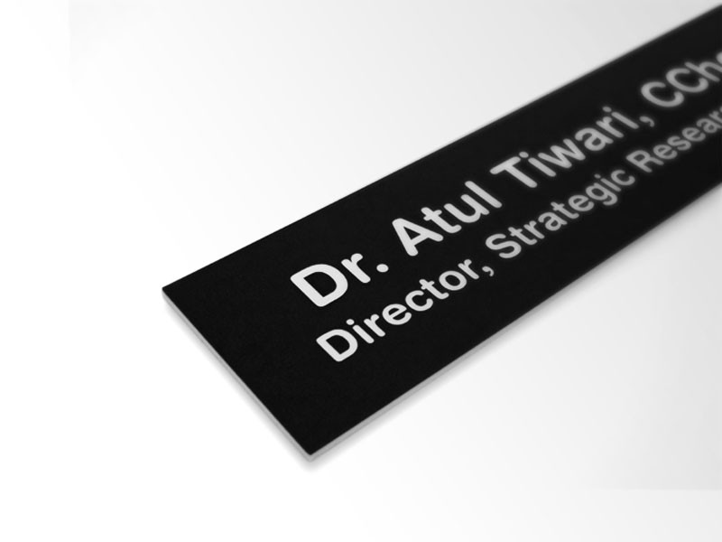 Engraved Acrylic Replacement Inserts | Employee Name Plates | Sign Inserts