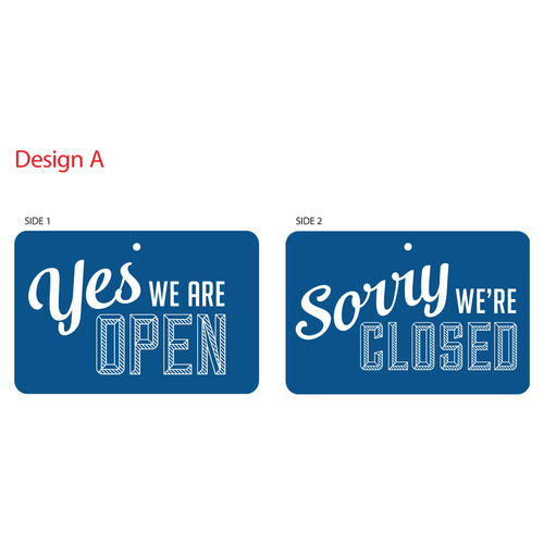 Open Closed Signs in Full Color | Open Closed Signs