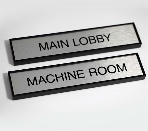 Office Door Name Plates | Metal Office Signage