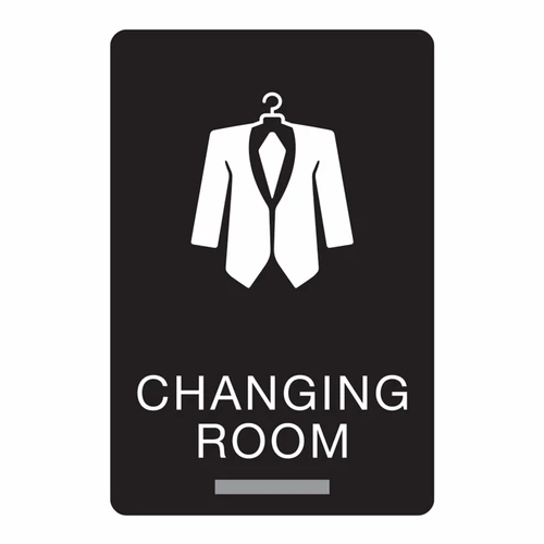 Dressing ADA and Braille Signs